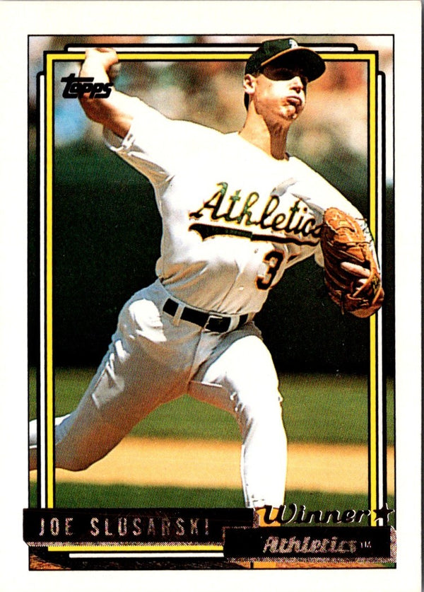 1992 Topps Joe Slusarski #651