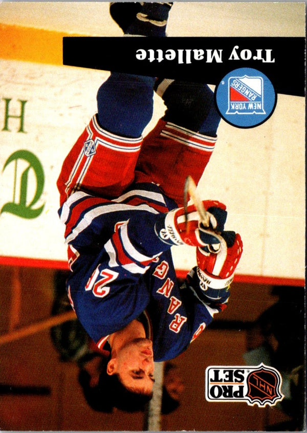 1991 Pro Set Troy Mallette #157