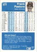 1984 Fleer Frank Pastore