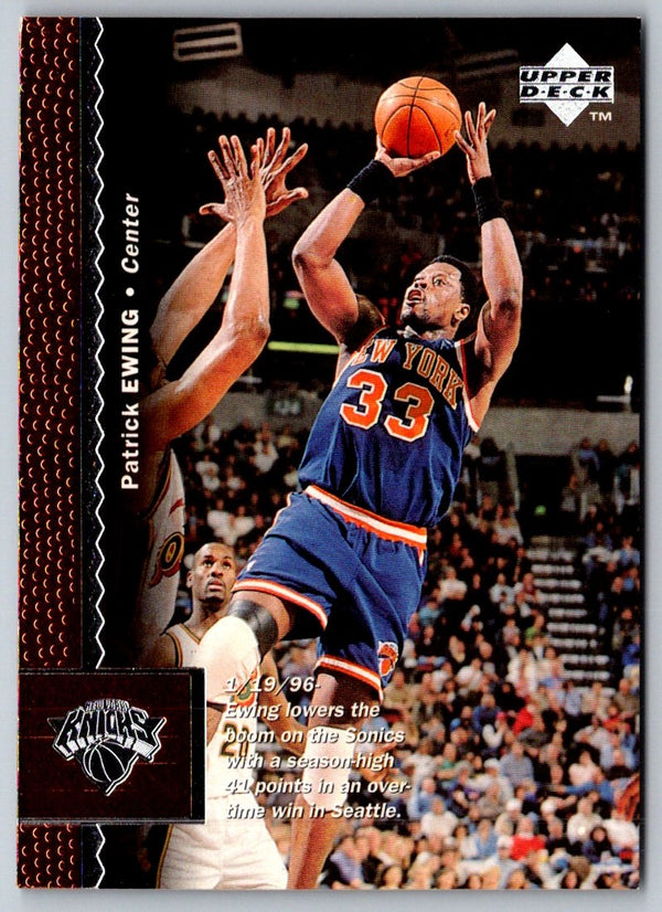 1996 Upper Deck Patrick Ewing #83