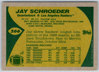 1989 Topps Jay Schroeder #266
