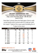 2012 Topps Devery Henderson