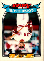 1988 Fleer Star Stickers Kal Daniels #82