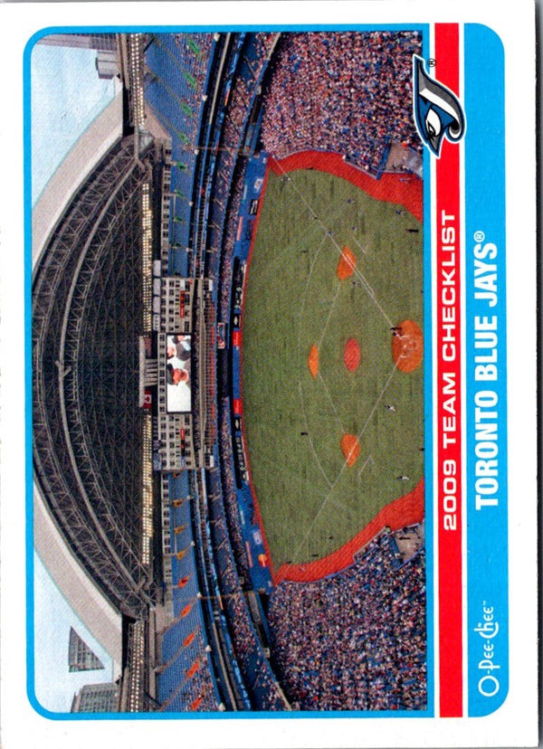 2009 O-Pee-Chee Toronto Blue Jays #506