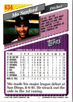 1993 Topps Gold Mo Sanford #634