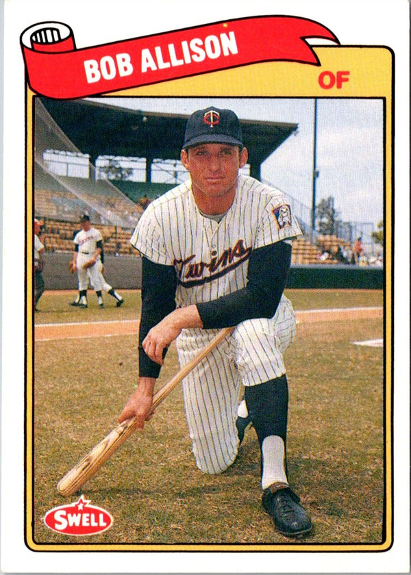 1989 Swell Baseball Greats Bob Allison #27
