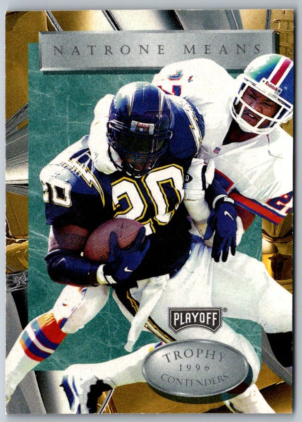 1996 Playoff Trophy Contenders Natrone Means #39