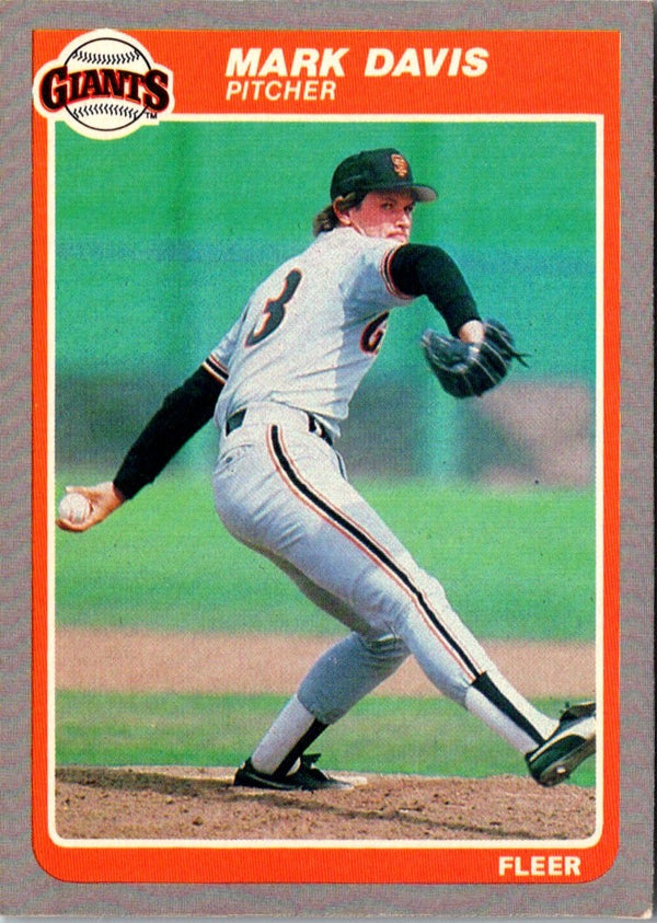 1985 Fleer Mark Davis #606