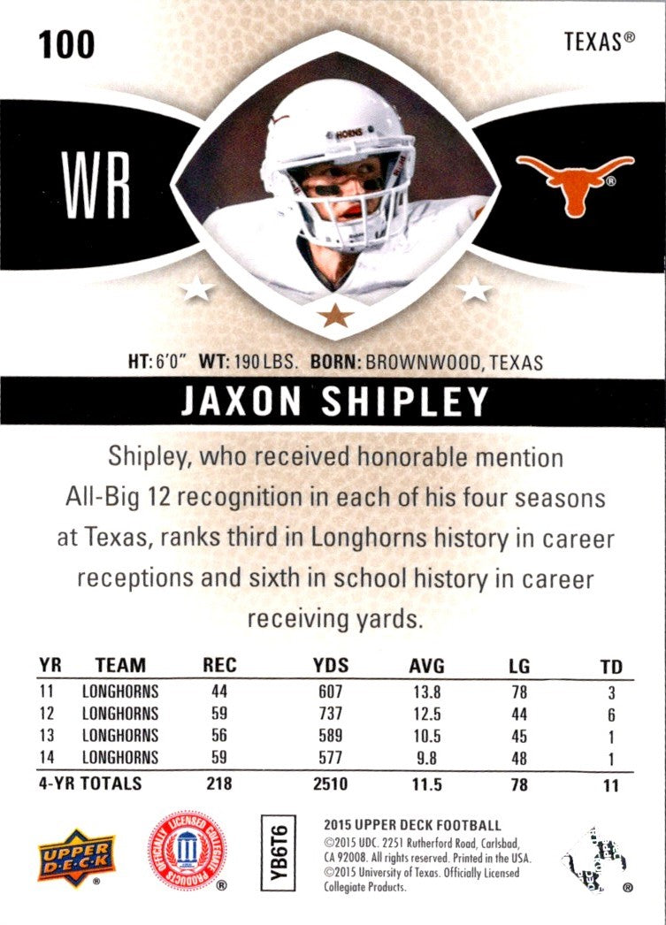 2015 Upper Deck Jaxon Shipley