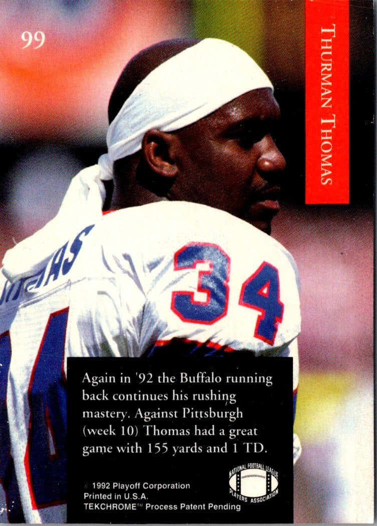 1992 Playoff Thurman Thomas