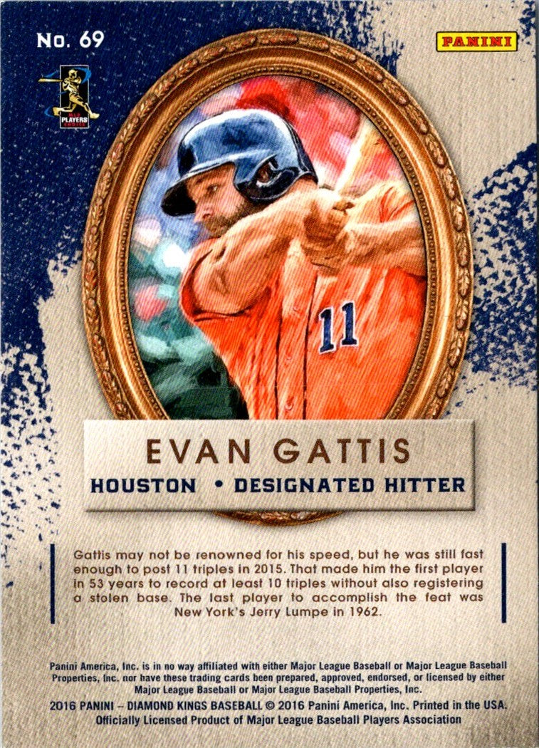 2016 Panini Diamond Kings Evan Gattis