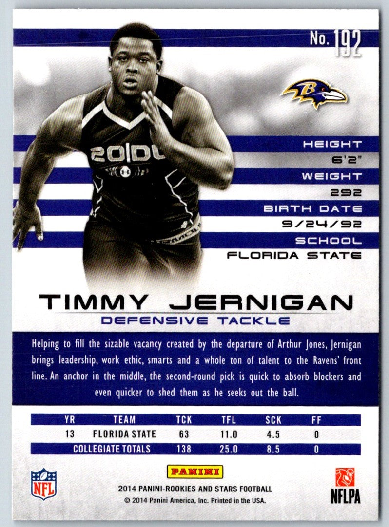 2014 Panini Rookies & Stars Longevity Timmy Jernigan