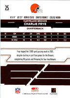 2006 Leaf Rookies & Stars Charlie Frye #25