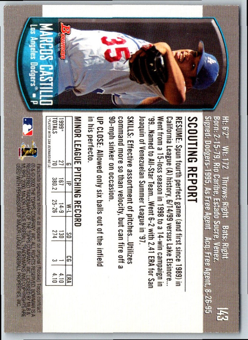 2000 Bowman Marcos Castillo