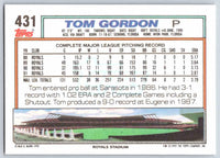 1992 Topps Tom Gordon #431