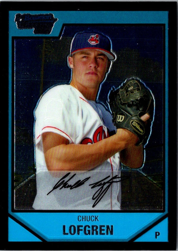 2007 Bowman Chrome Prospects Charles Lofgren #BC28