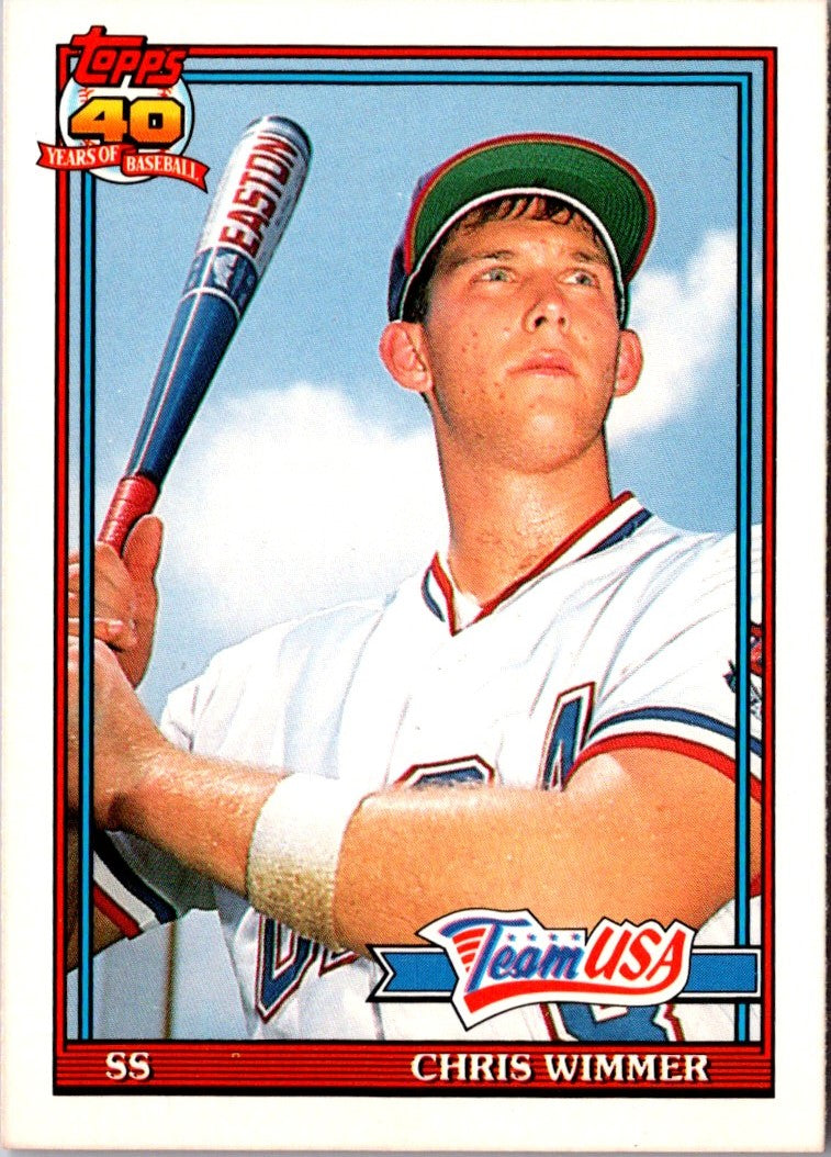 1991 Topps Traded Chris Wimmer