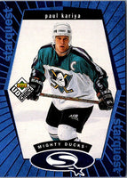 1998 UD Choice StarQuest Green Paul Kariya #SQ25