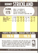 1990 Fleer Rod Strickland