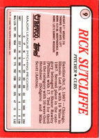 1988 Topps Revco League Leaders Rick Sutcliffe #9
