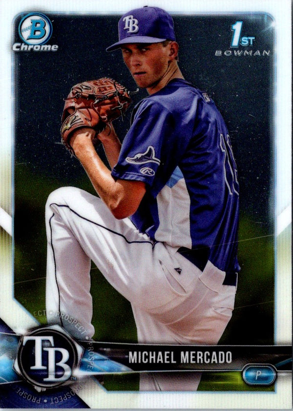 2018 Bowman Chrome Prospects Michael Mercado #BCP16