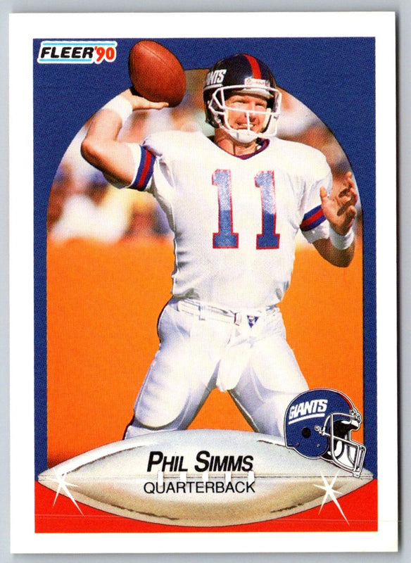 1990 Fleer Phil Simms #76