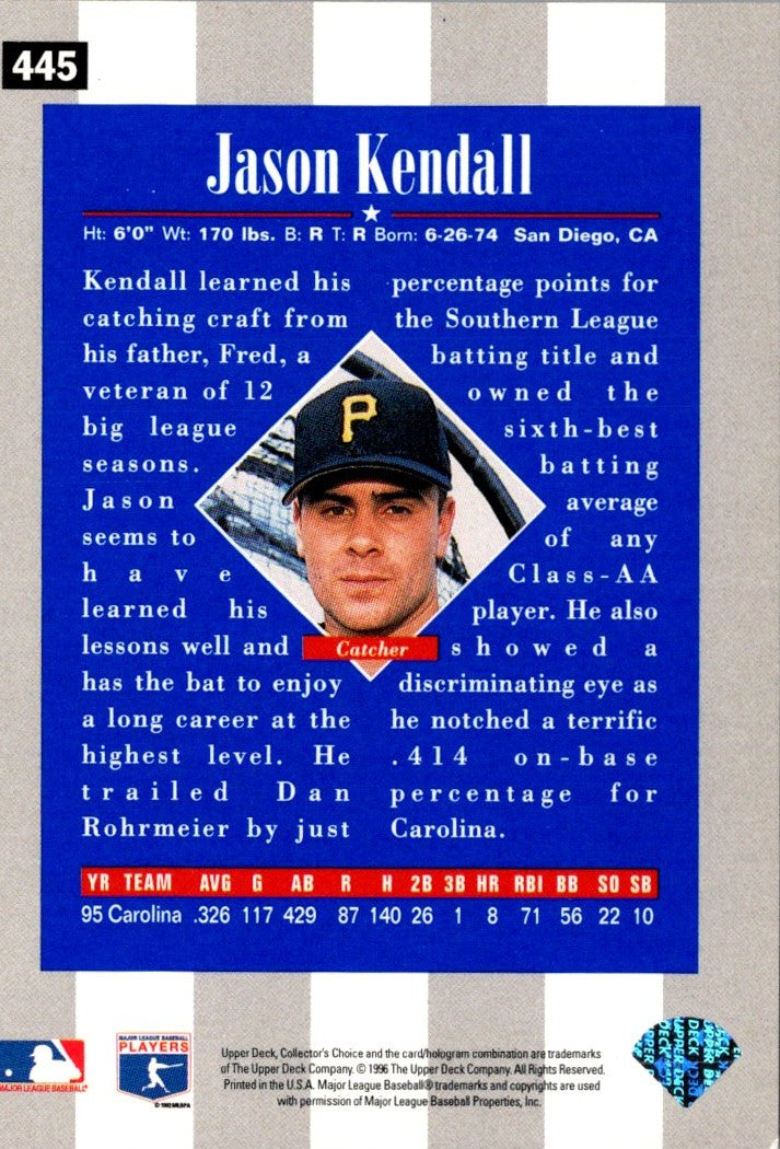 1996 Collector's Choice Jason Kendall