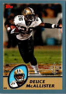 2003 Topps Deuce McAllister