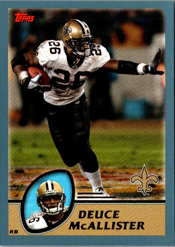2003 Topps Deuce McAllister #40