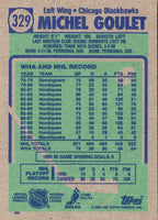 1990 Topps Michel Goulet #329