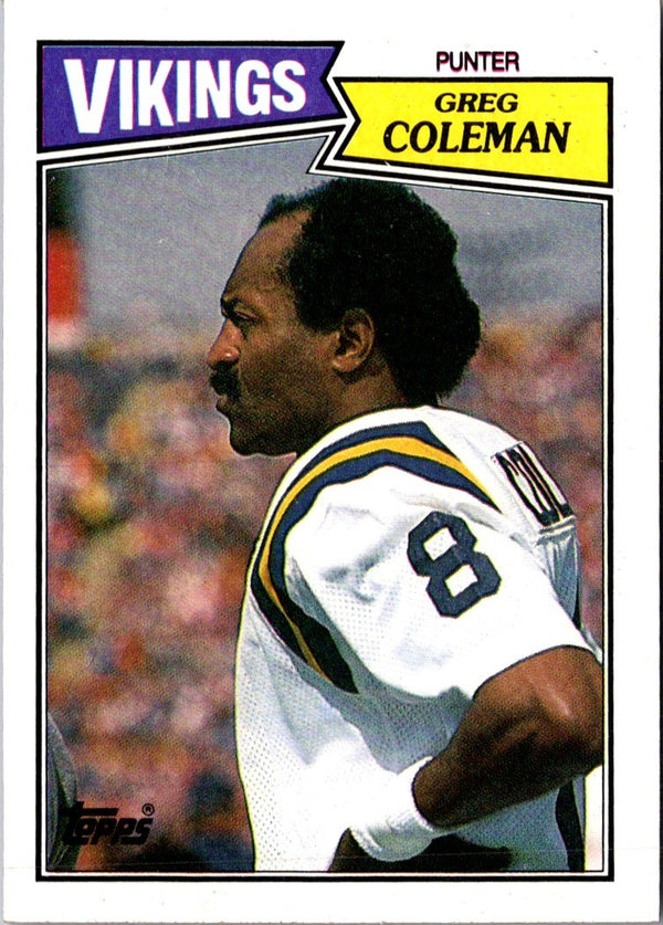 1987 Topps Greg Coleman #206