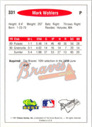 1991 Classic Best Mark Wohlers