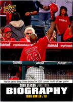2010 Upper Deck Season Biography Torii Hunter #SB-83