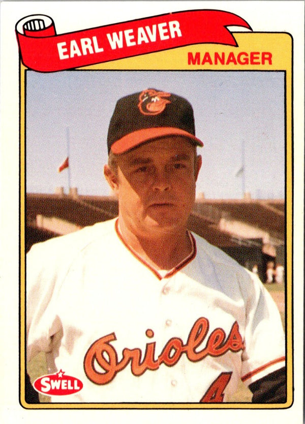 1989 Swell Baseball Greats Earl Weaver #98