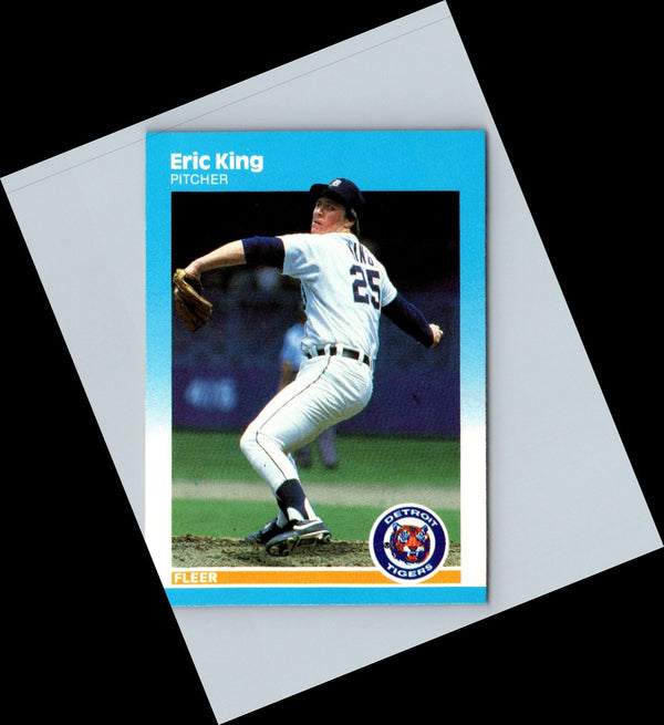 1987 Fleer Eric King #155 Rookie