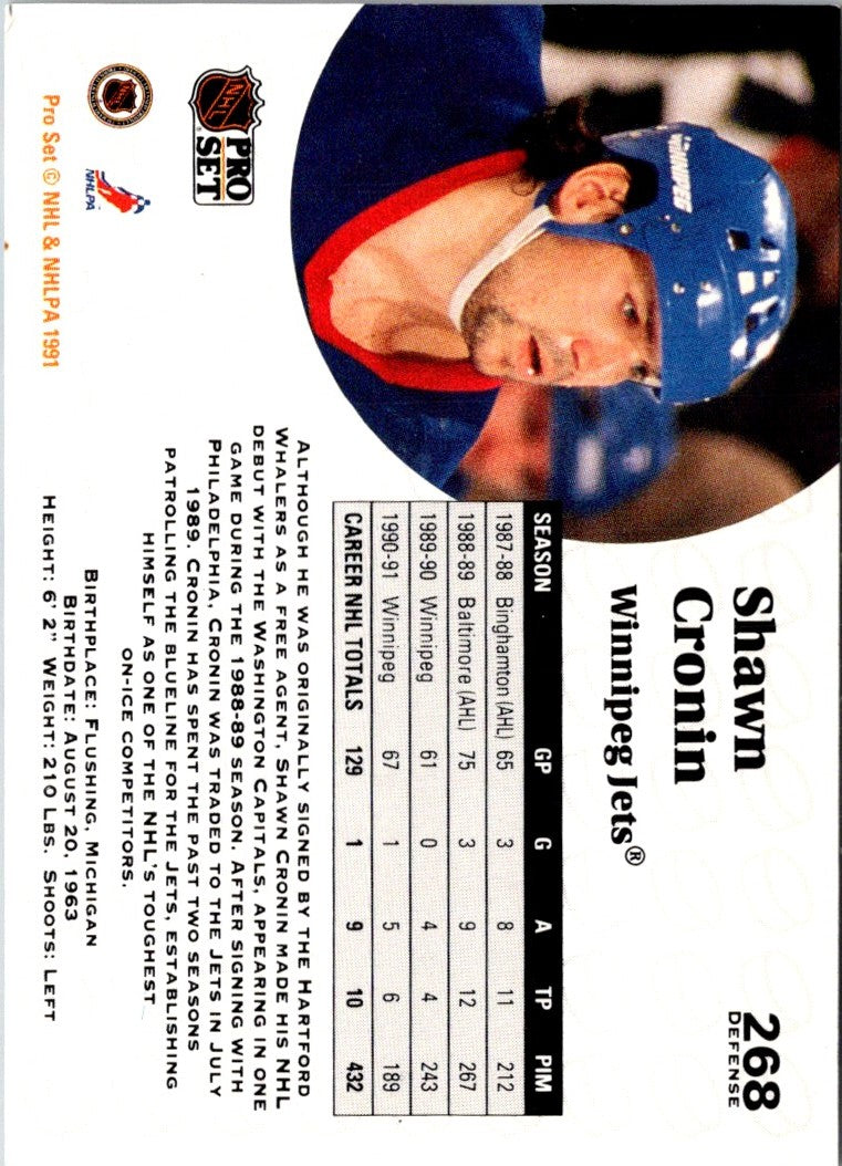 1991 Pro Set Shawn Cronin