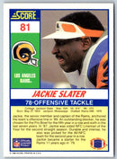 1990 Score Jackie Slater