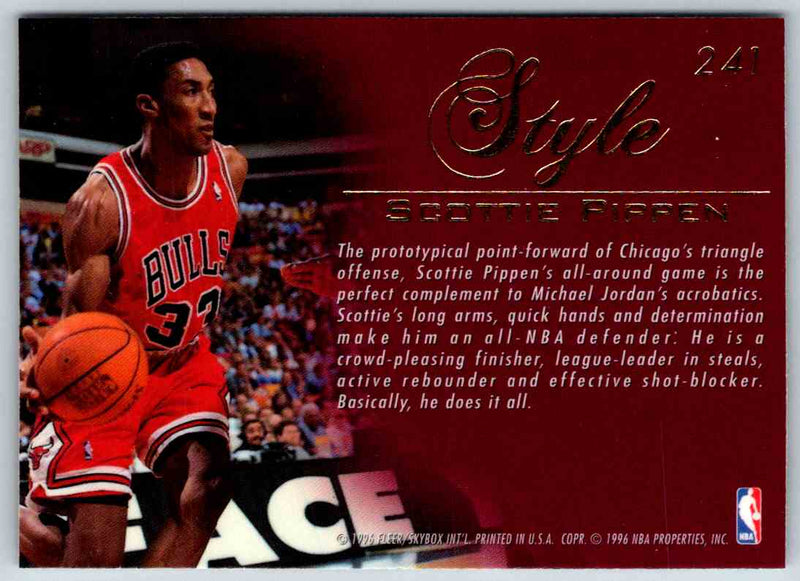 1995 Flair Style Scottie Pippen