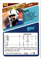 1993 Topps Jessie Hester #522