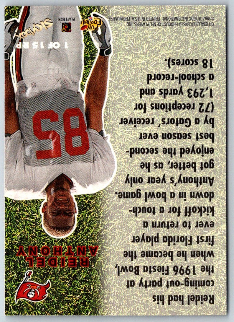 1997 SkyBox E-X2000 Star Date 2000 Reidel Anthony