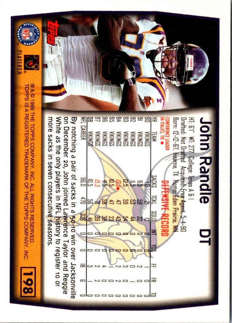 1999 Topps John Randle