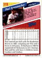 1993 Topps Gold Paul Assenmacher #319