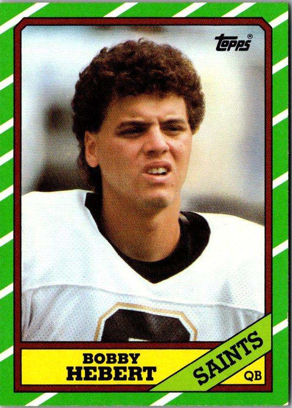 1986 Topps Bobby Hebert #339 Rookie NM+