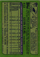 1982 Topps Luis Leal #412