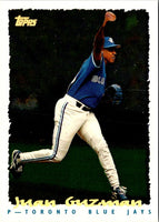 1995 Topps CyberStats (Spectralight) Juan Guzman #157