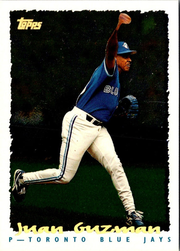 1995 Topps CyberStats (Spectralight) Juan Guzman #157