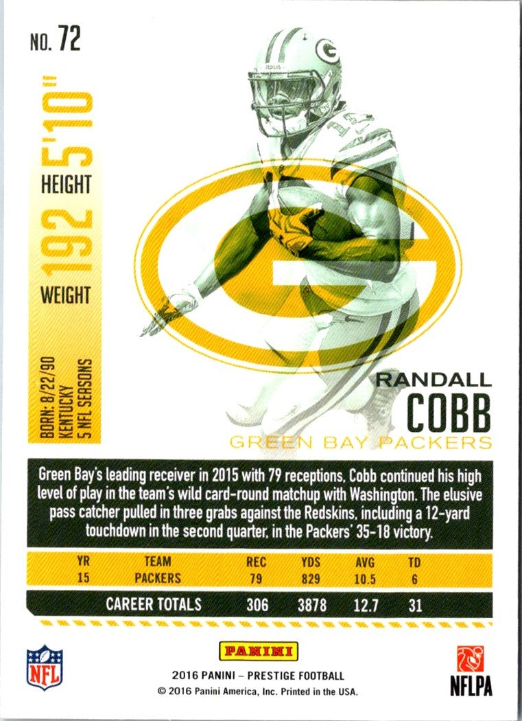 2016 Panini Prestige Randall Cobb