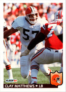 1992 Fleer Clay Matthews