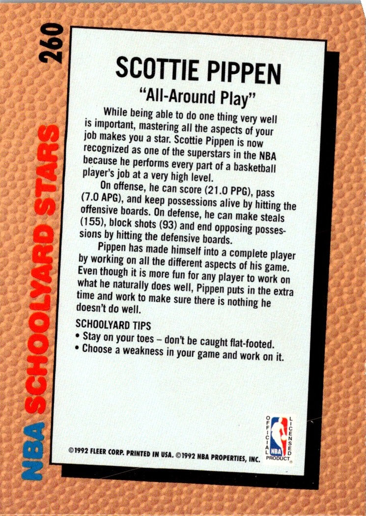 1992 Fleer Scottie Pippen