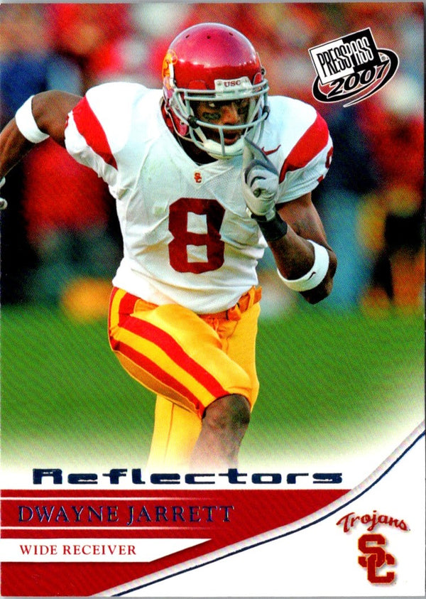 2007 Press Pass Reflectors Blue Dwayne Jarrett #17